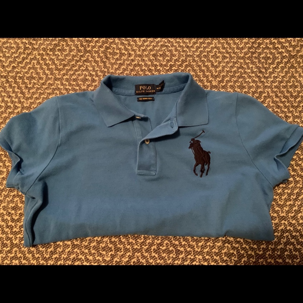 Women’s blue Polo big logo